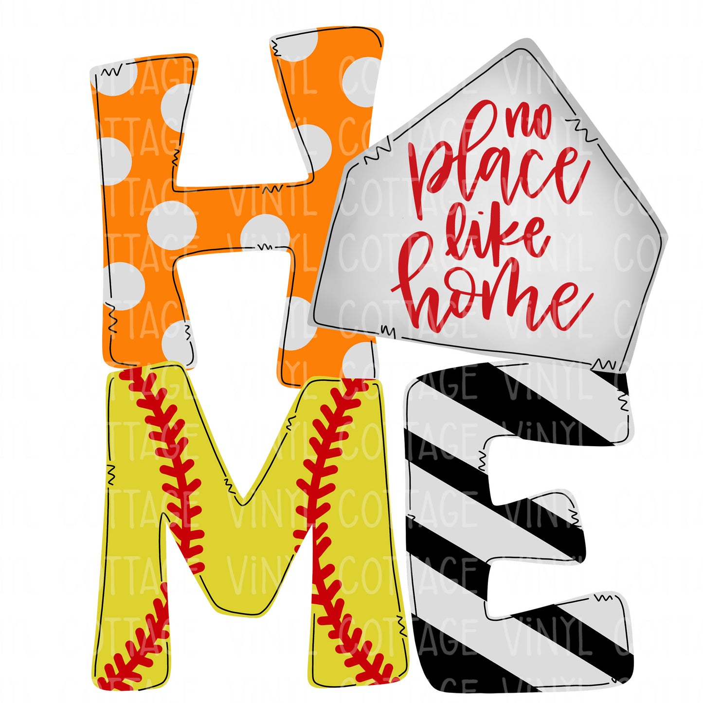 TR589 No Place Like Home Light Orange