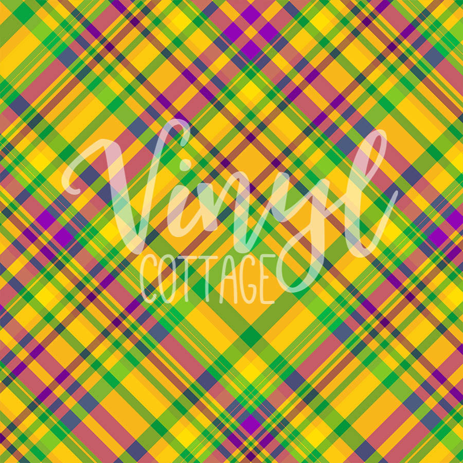Mardi Gras Plaid 05