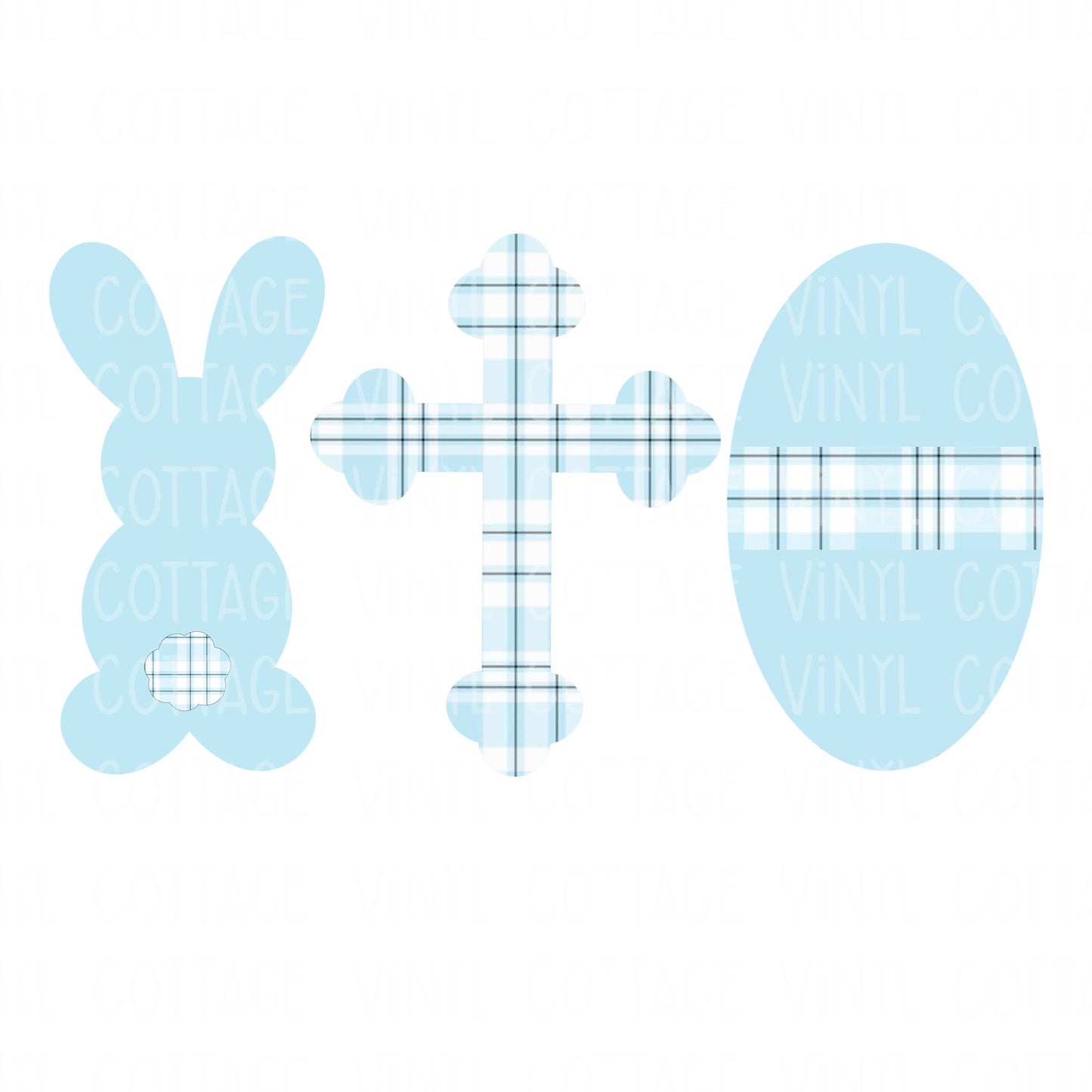 TR624 Blue Easter Trio