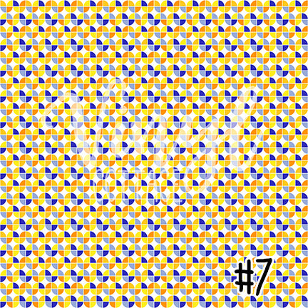 Blue and Orange Patterns