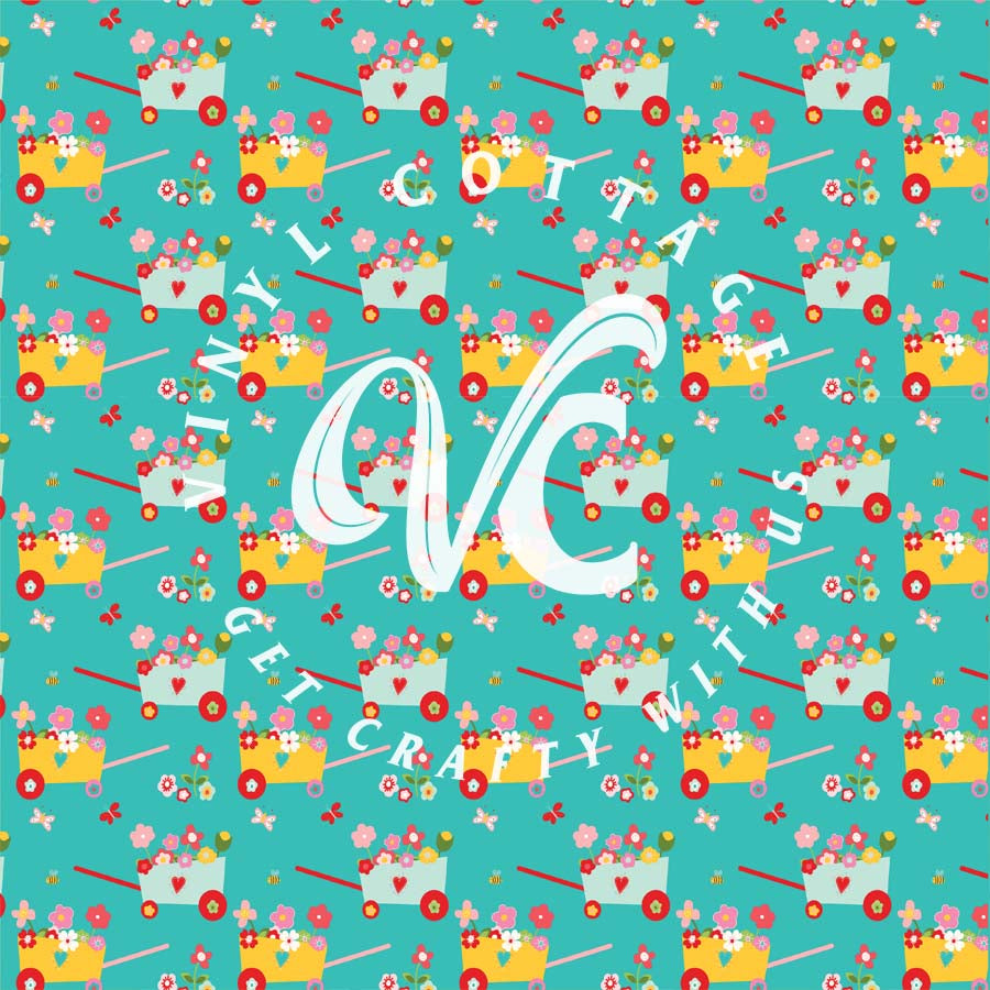 Wagons In Bloom ~ FL19 -s71