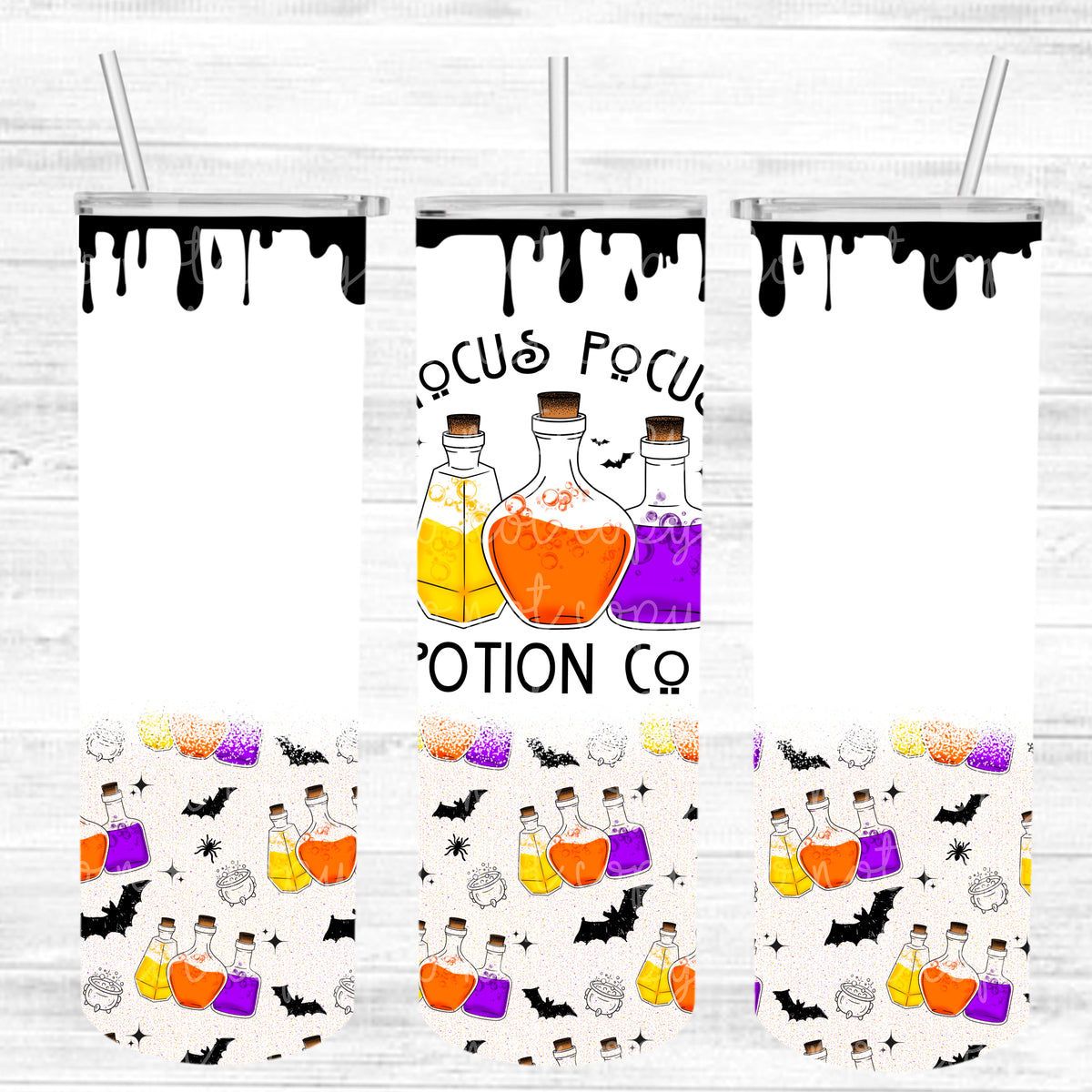 Spooky Potions Tumbler Wrap ~ TW81