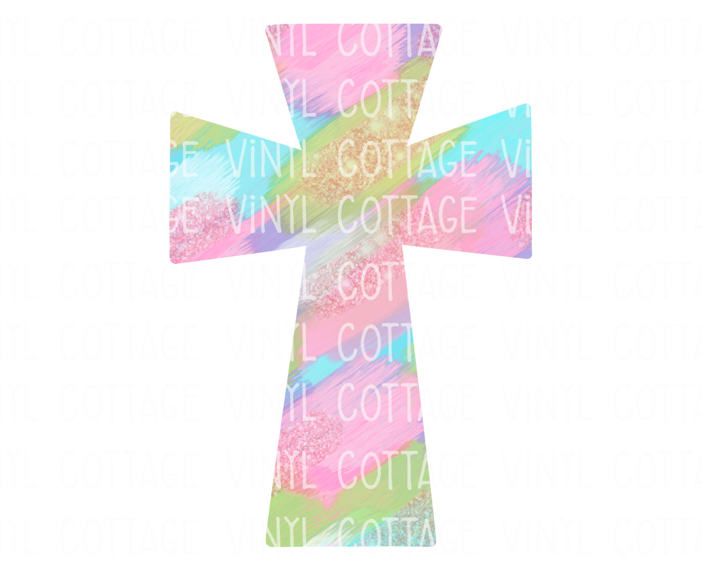 TR262 Watercolor Cross