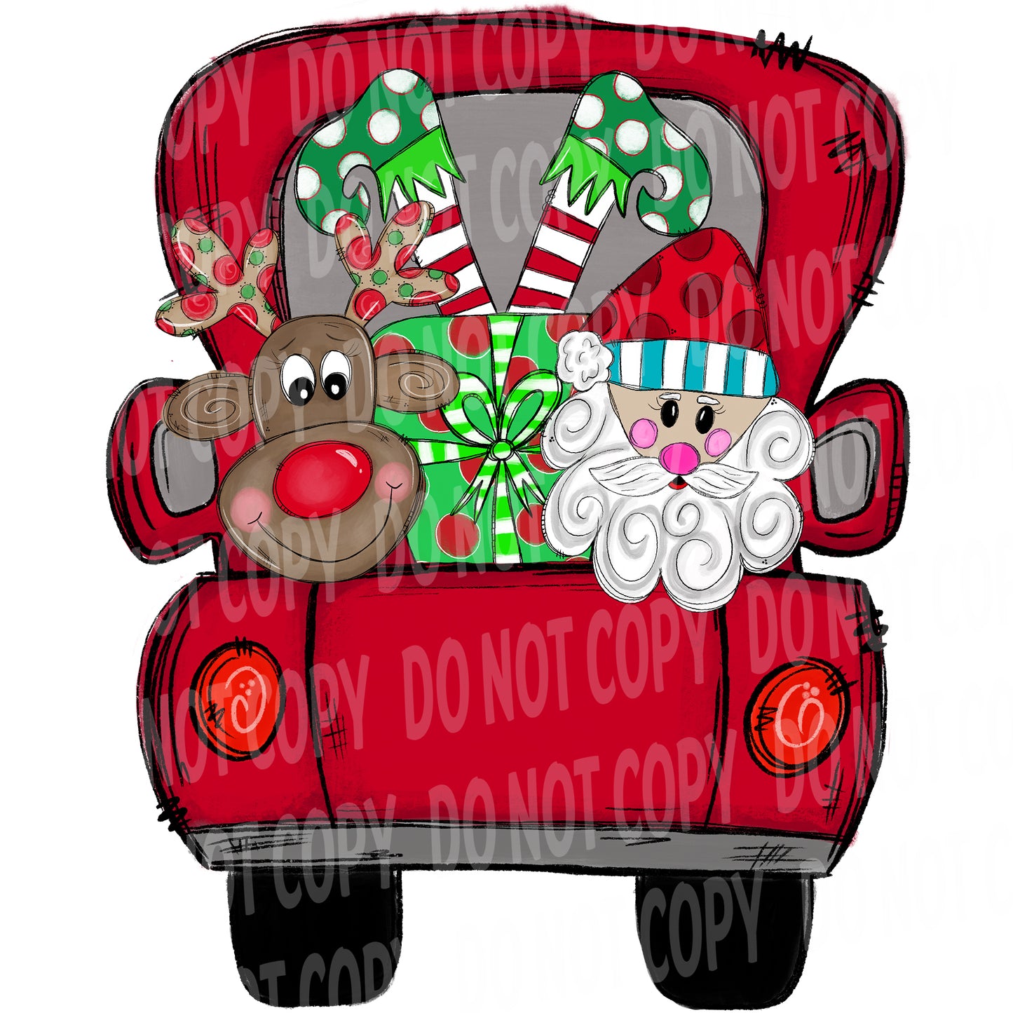 TR478 Santa and Friends Truck