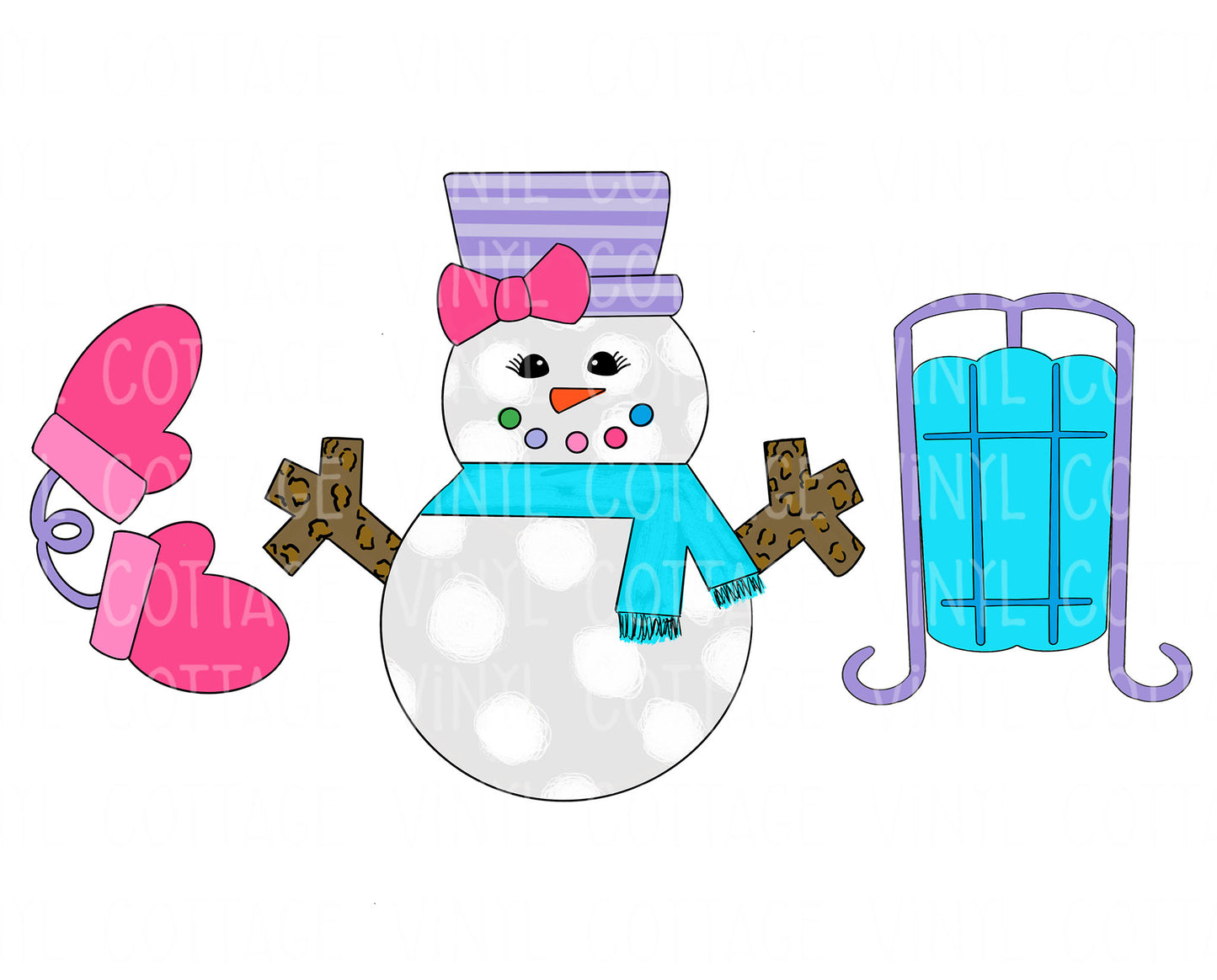 TR805 Snowman Trio