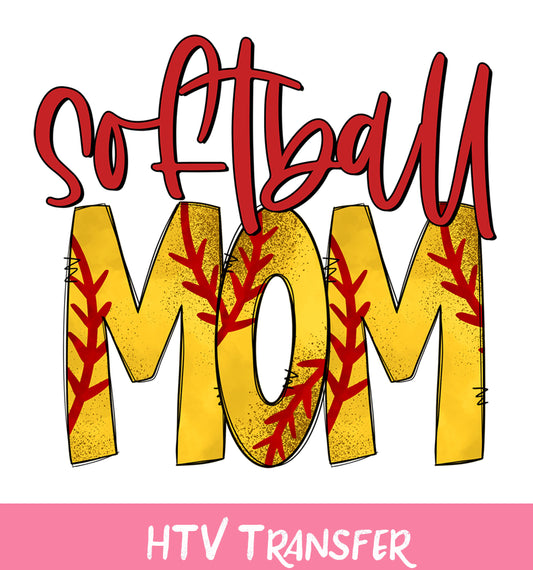 TR845 Softball Mom HTV