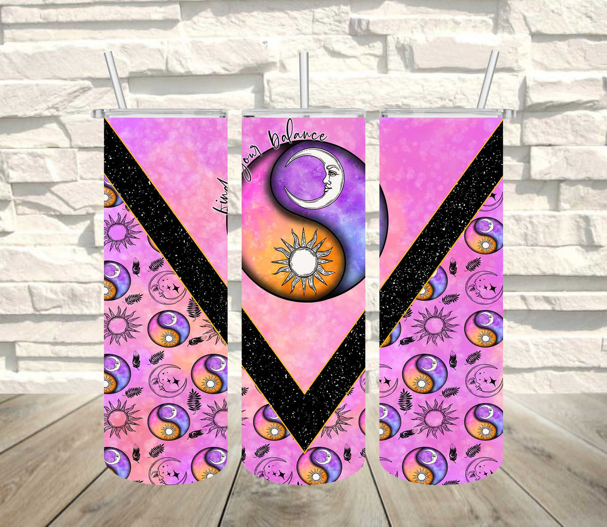 Find Your Balance Tumbler Wrap