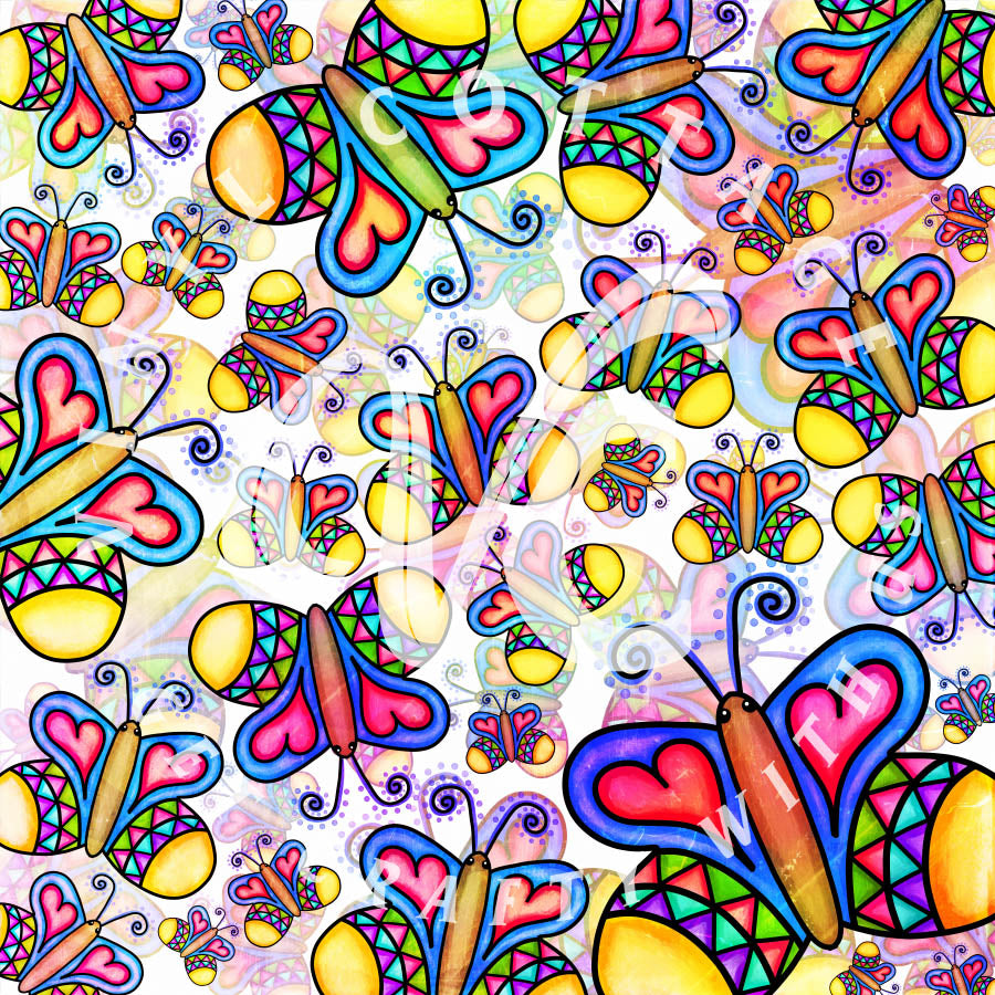 Kaleidescope Butterflies ~BI06