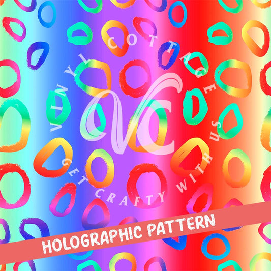 Red Rainbow ~ Holographic Vinyl ~ HG48