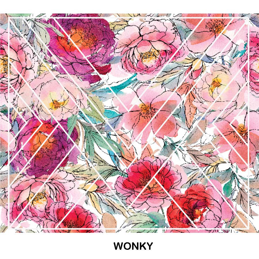 Watercolor Blooms ~ Pre-Cut Template