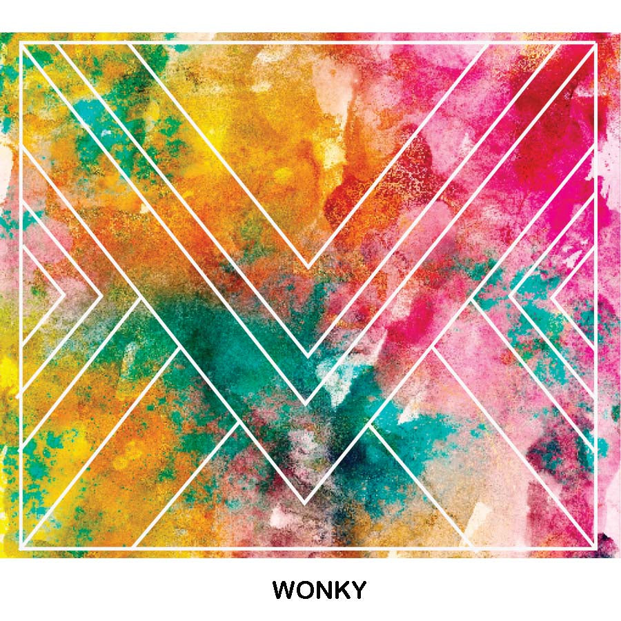 Yellow and Red Grunge ~ Pre-Cut Template