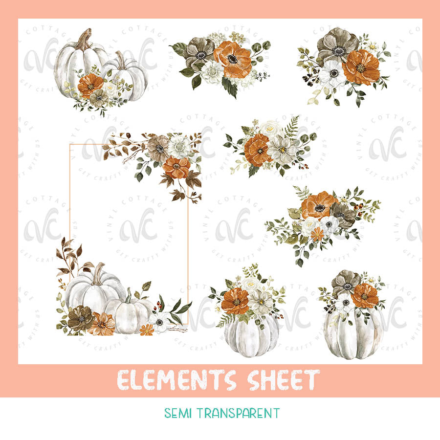 EL05 ~  Rustic Fall Elements Sheet