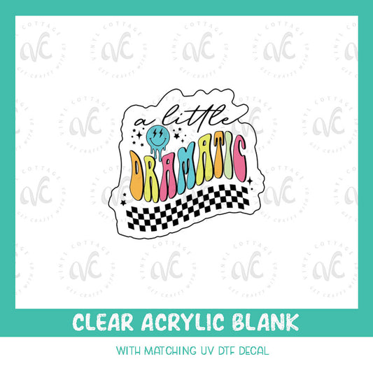 AD06 ~ A Little Dramatic ~ Acrylic + UV DTF Set