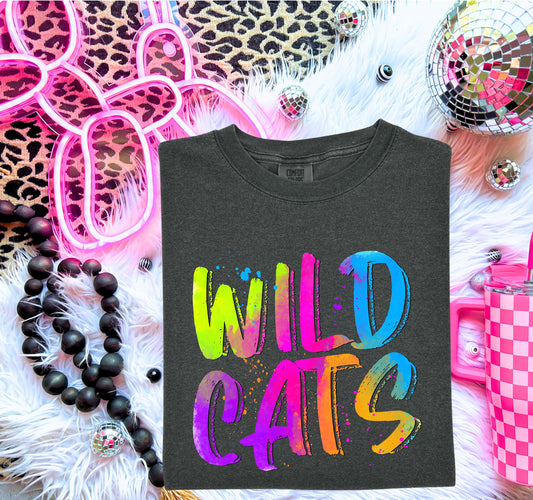 Wildcats ~ Neon Mascot ~ 25SAG ~ DTF Transfers