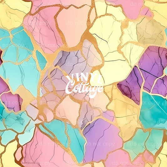 Broken Glass Pastel ~ 1012