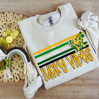 Lucky Vibes ~ SWD25 ~ DTF Transfer