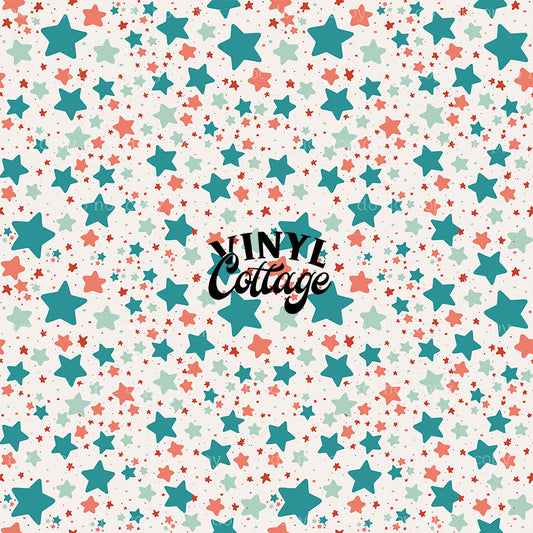 Retro Stars Patriotic ~ 1089