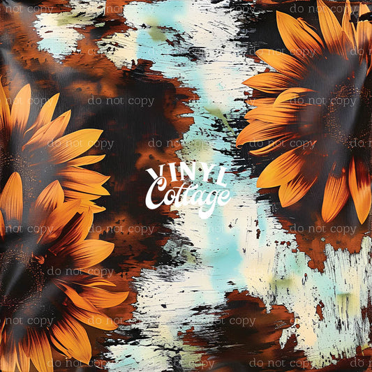 Sunflower Cowhide ~ 1140