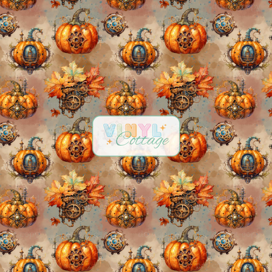Steampunk Pumpkin ~ 1317 – Vinyl Cottage