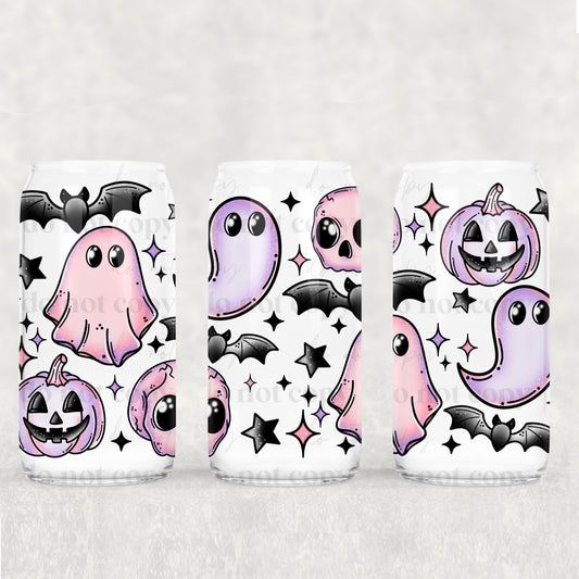 132UV ~  UV DTF Wrap ~ Pastel Spooks
