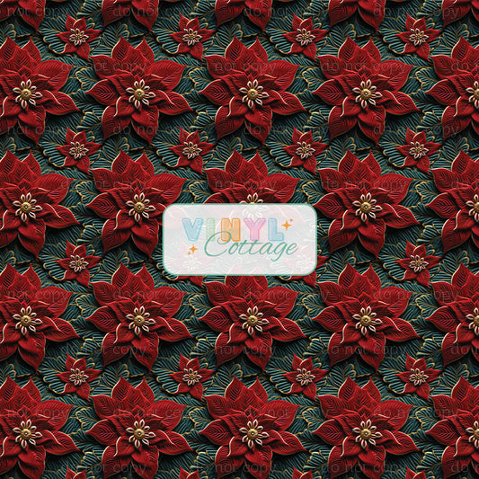 Poinsettia 3D ~ 1323