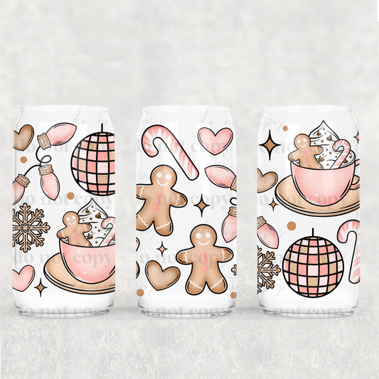 133UV ~  UV DTF Wrap ~ Gingerbread Disco