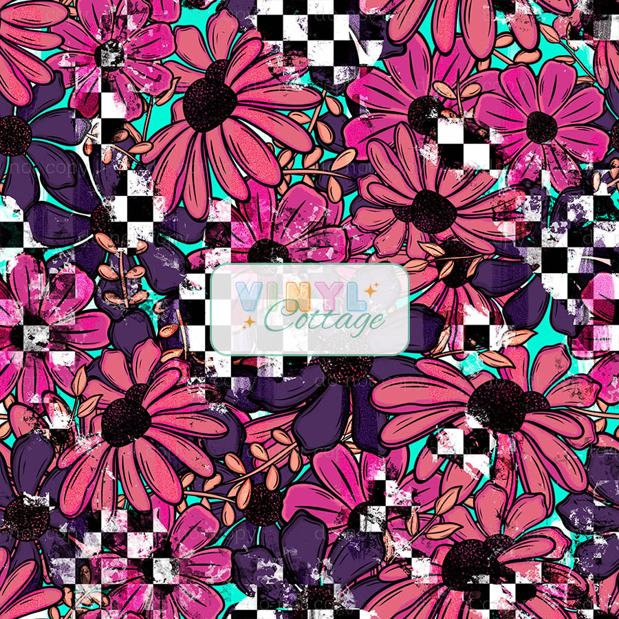 Magenta in Fall Checks ~ 1333