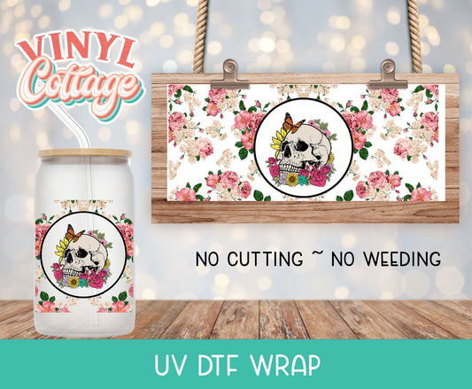 13UV Rose Skellie ~ UV DTF Wrap