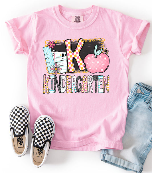 Kindergarten ~ B2S Apple ~ 25SAG ~ DTF Transfer
