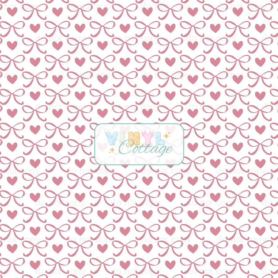 Pink and White Coquette Hearts ~ 1413