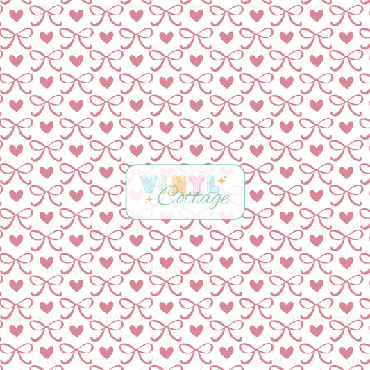 Pink and White Coquette Hearts ~ 1413