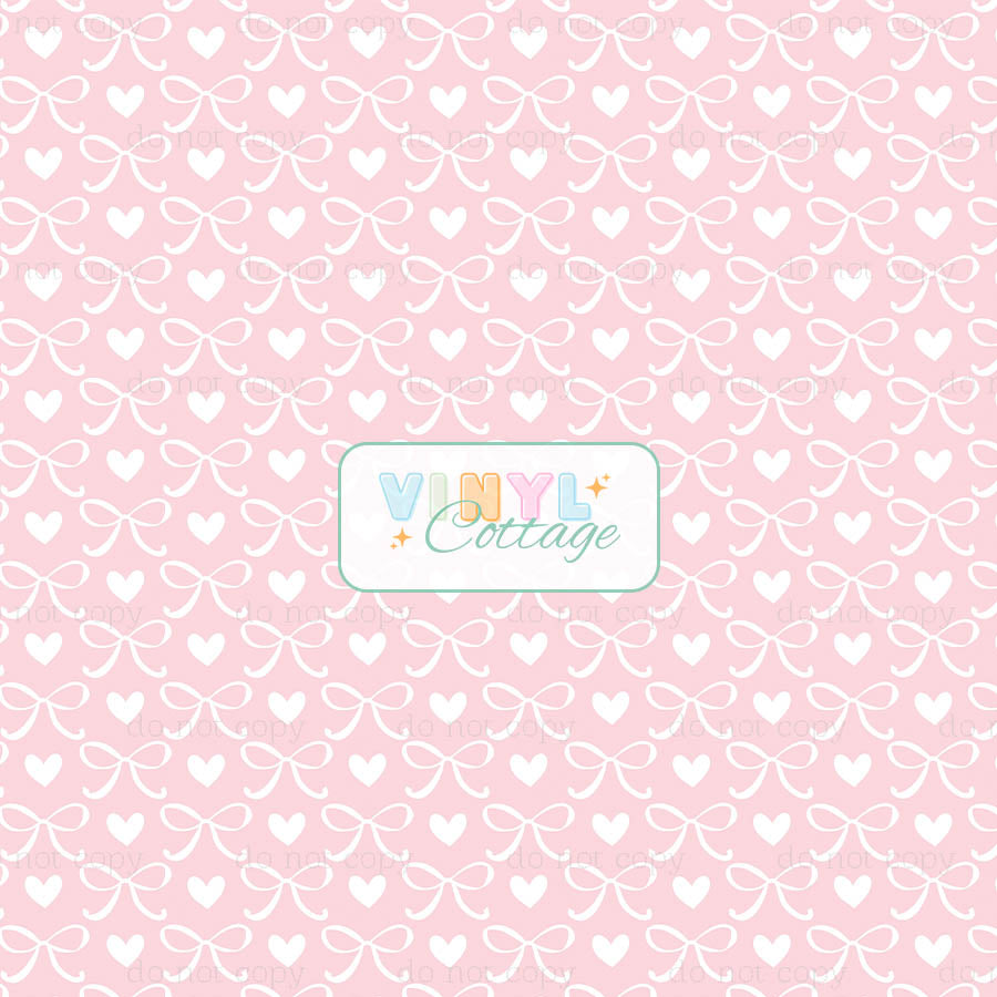 Light Pink Coquette Hearts ~ 1414
