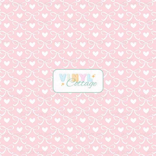 Light Pink Coquette Hearts ~ 1414