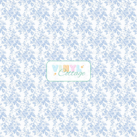 Preppy Blue Florals ~ 1424