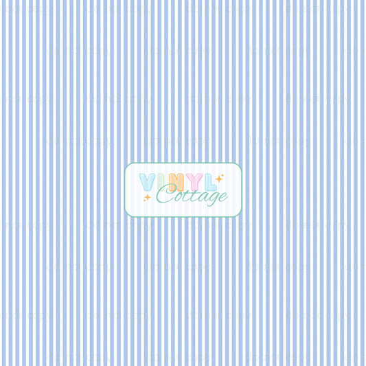 Preppy Blue Stripes ~ 1425
