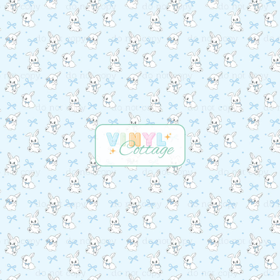 Blue Coquette Bunny ~ 1438