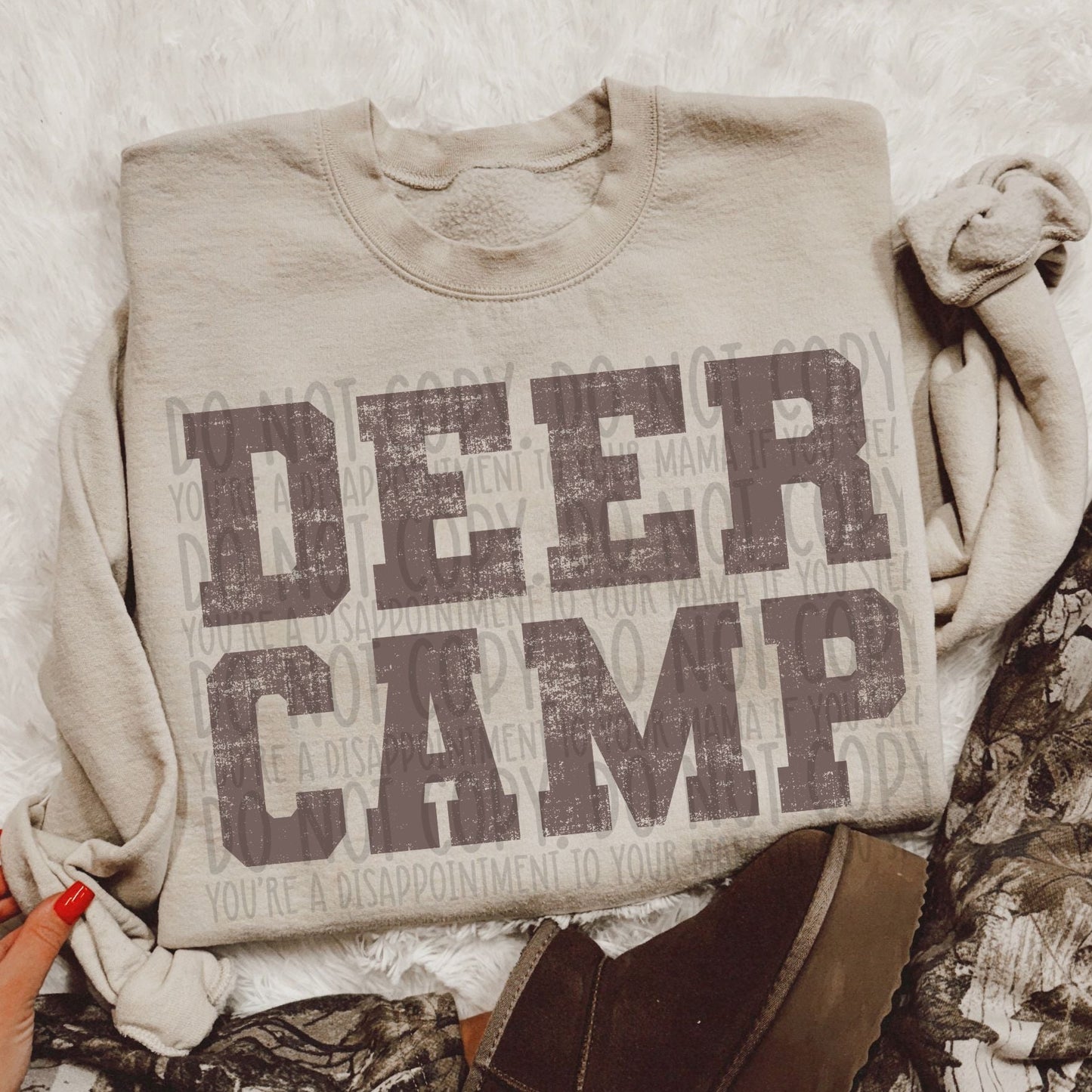 Deer Camp ~ 25SWD08 ~ DTF Transfer