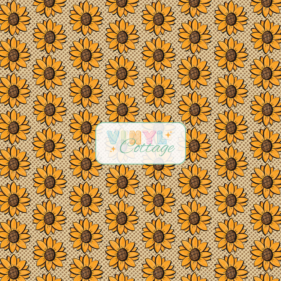 Sunflowers in a Row ~ 1519
