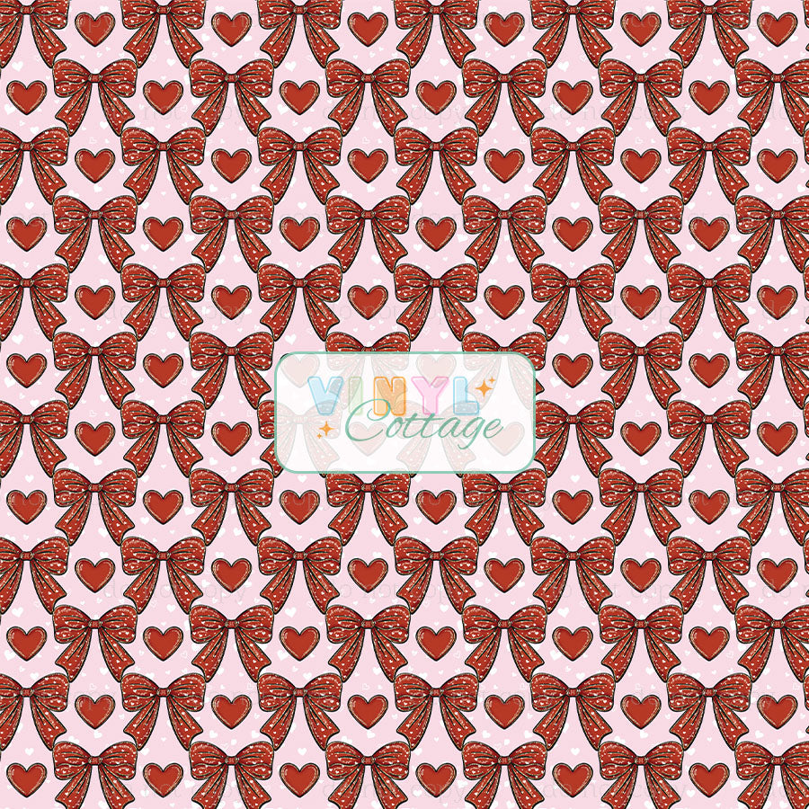 Red Bows and Hearts ~ 1532 ~ 25SDD12