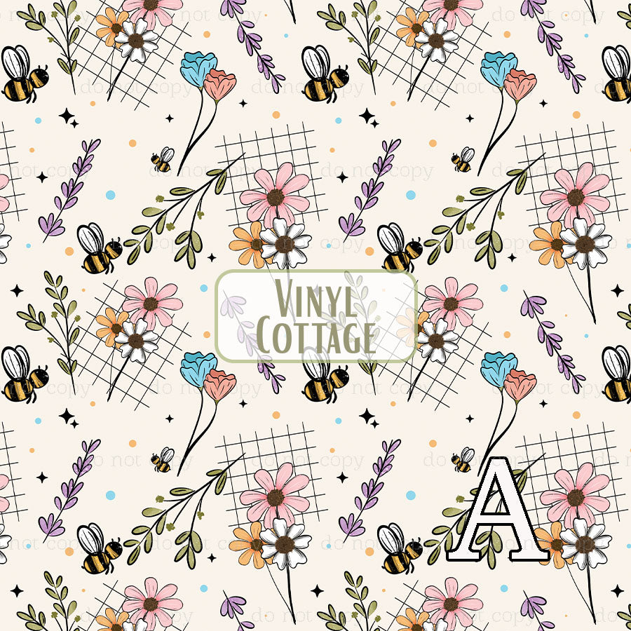 Wildflower Bees ~ 26CSC03 ~ 1558