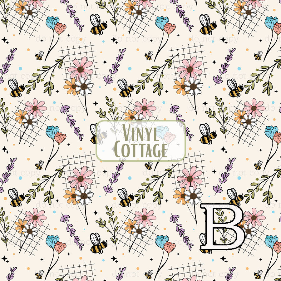 Wildflower Bees ~ 26CSC03 ~ 1558