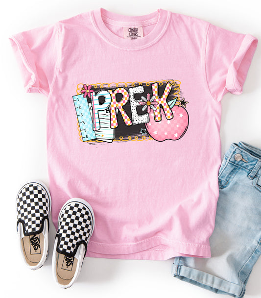 Pre-K ~ B2S Apple ~ 25SAG ~ DTF Transfer