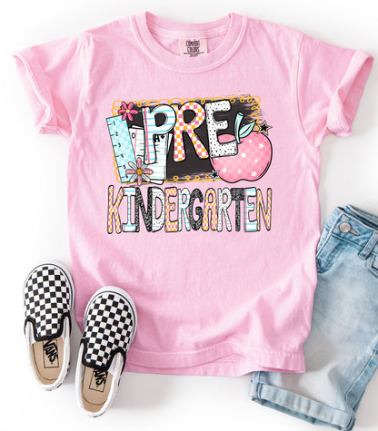 Pre-Kindergarten ~ B2S Apple ~ 25SAG ~ DTF Transfer