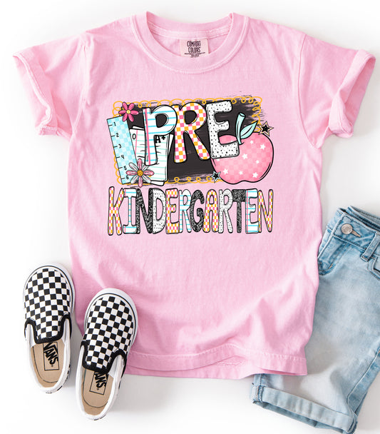 Pre-Kindergarten ~ B2S Apple ~ 25SAG ~ DTF Transfer
