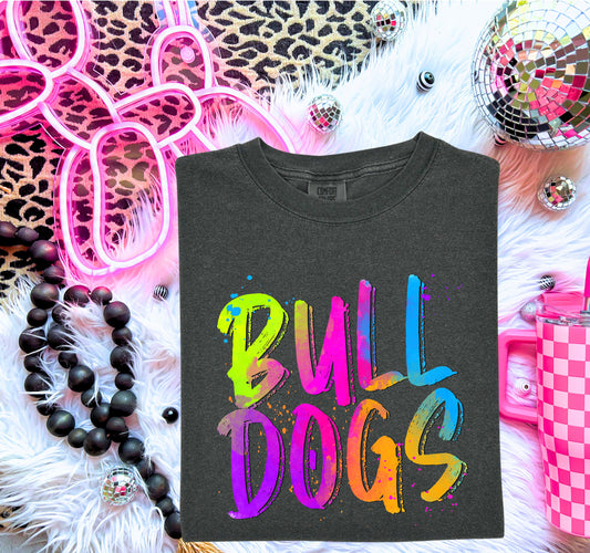 Bulldogs ~ Neon Mascot ~ 25SAG ~ DTF Transfers