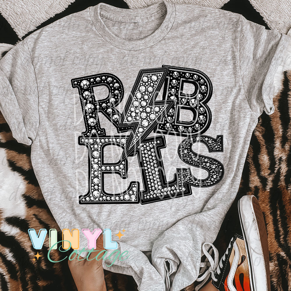 Rhinestone Mascots ~ Heat Transfer