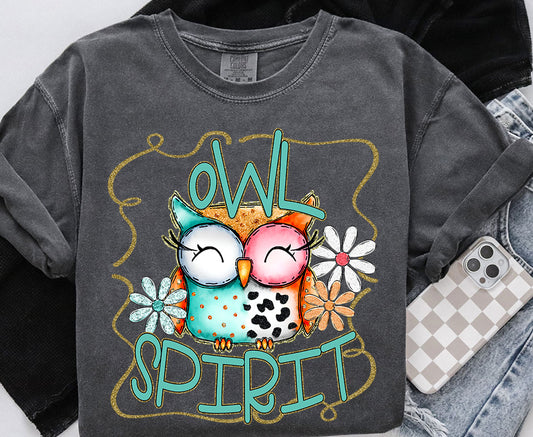 Funky Spirit Mascot ~ Owl ~ 25SAG ~ DTF Transfers