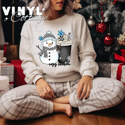 Cozy Season Black ~ DTF Transfer