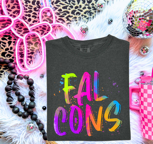 Falcons ~ Neon Mascot ~ 25SAG ~ DTF Transfers
