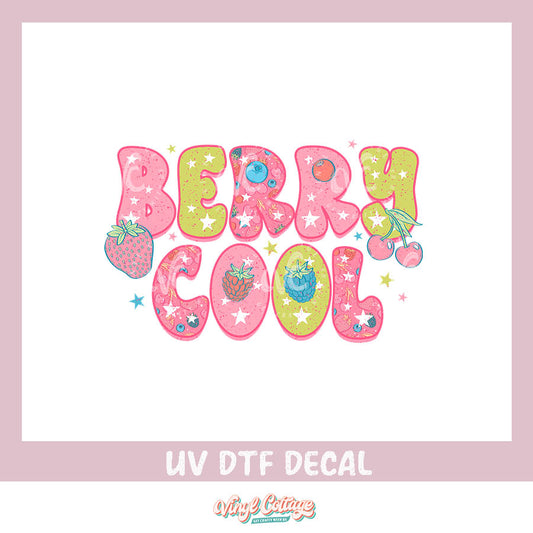 WC404 ~ UV DTF DECAL ~ Berry Cool